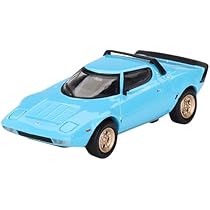 MINI GT ランチア HF ストラダーレ アズーロキアーロ　チェイスカー Amazon | MINI GT 1/64 ランチア ストラトス HF ストラダーレ
